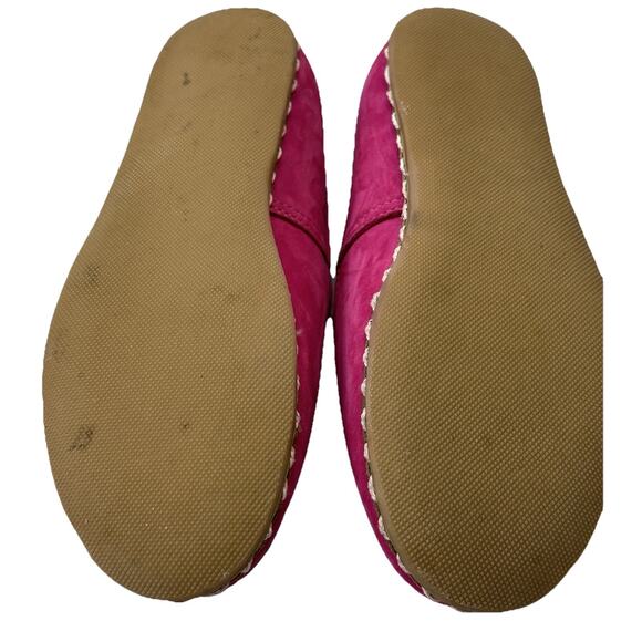 Rare Sabah Hot Pink Suede Loafers Size 40 (US 8.5/9) Excellent Condition Worn 2X - Picture 6 of 7